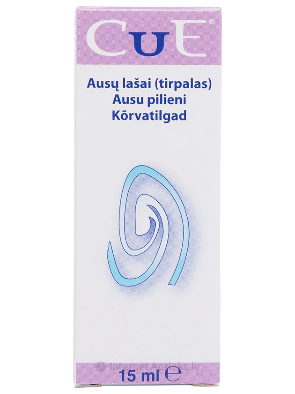 CuE kõrvatilgad ärrituse leevendamiseks, 15 ml | internetaptieka.lv
