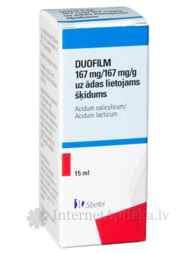 Раствор для применения на коже Duofilm, 15 мл | internetaptieka.lv