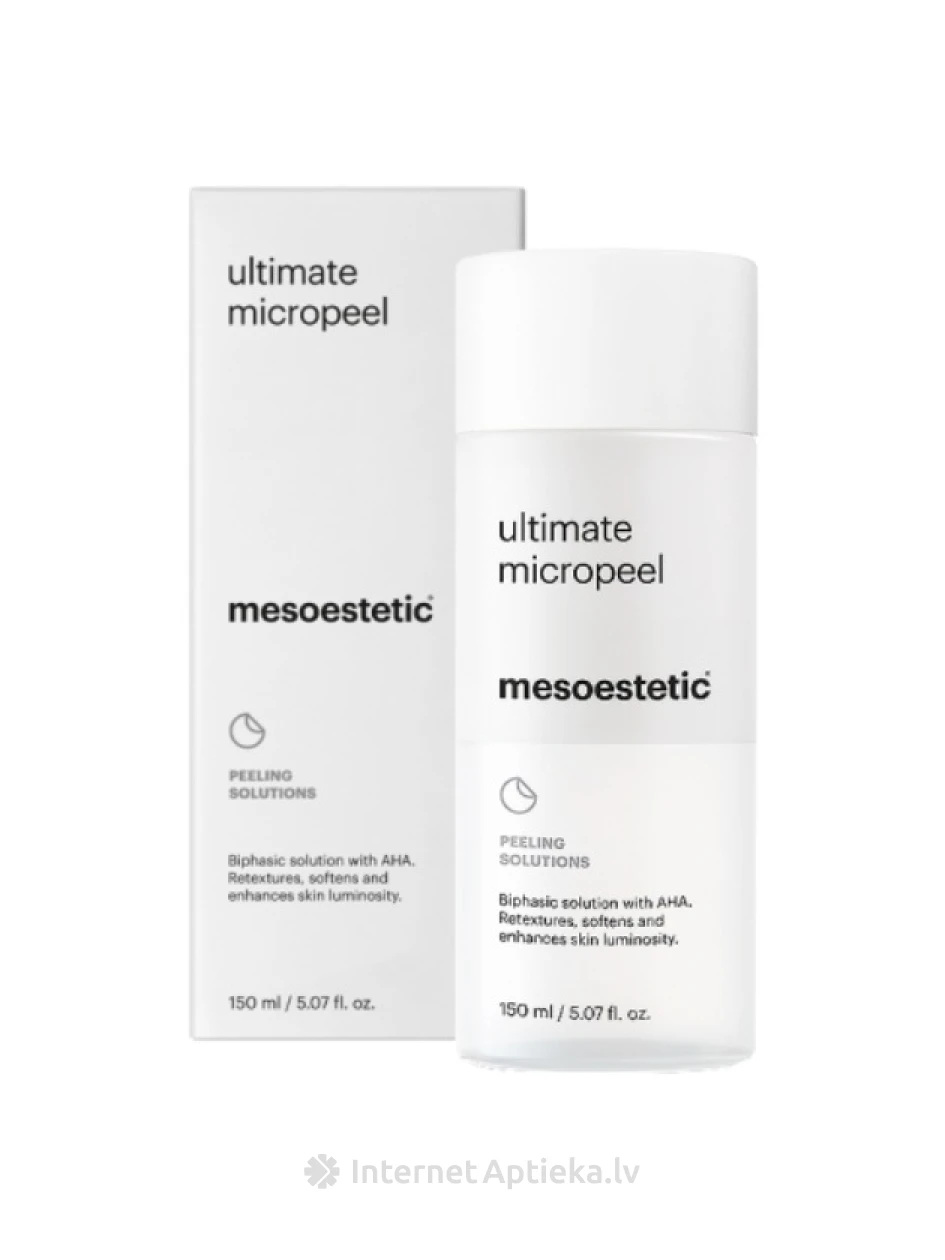 Mesoestetic ultimate micropeel двухфазный пилинг для кожи, 150 мл | internetaptieka.lv