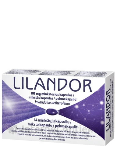 Lilandor 80mg, 14 мягких капсул | internetaptieka.lv