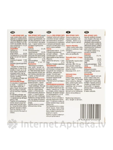 Bon Voyage, 12 капсул | internetaptieka.lv