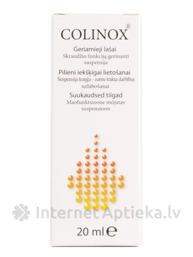 Colinox, kuņģa-zarnu trakta darbībai, 20 ml | internetaptieka.lv