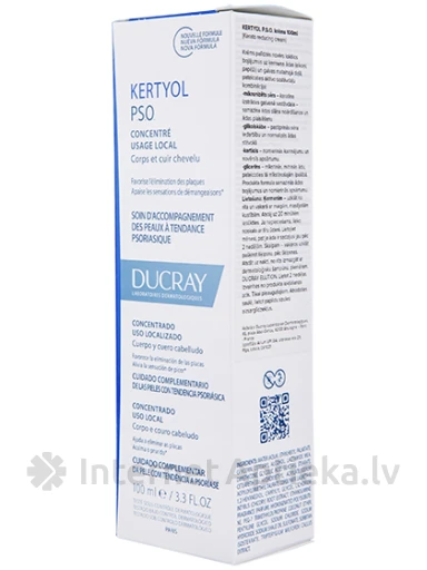 DUCRAY KERTYOL P.S.O. КОНЦЕНТРАТ, 100 МЛ | internetaptieka.lv