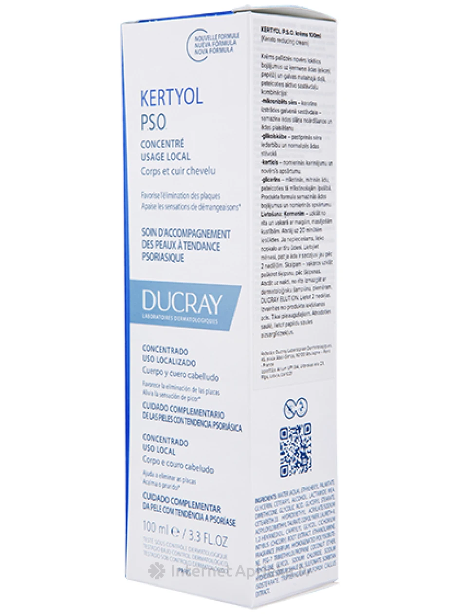 DUCRAY KERTYOL P.S.O. KONCENTRĀTS, 100 ML | internetaptieka.lv