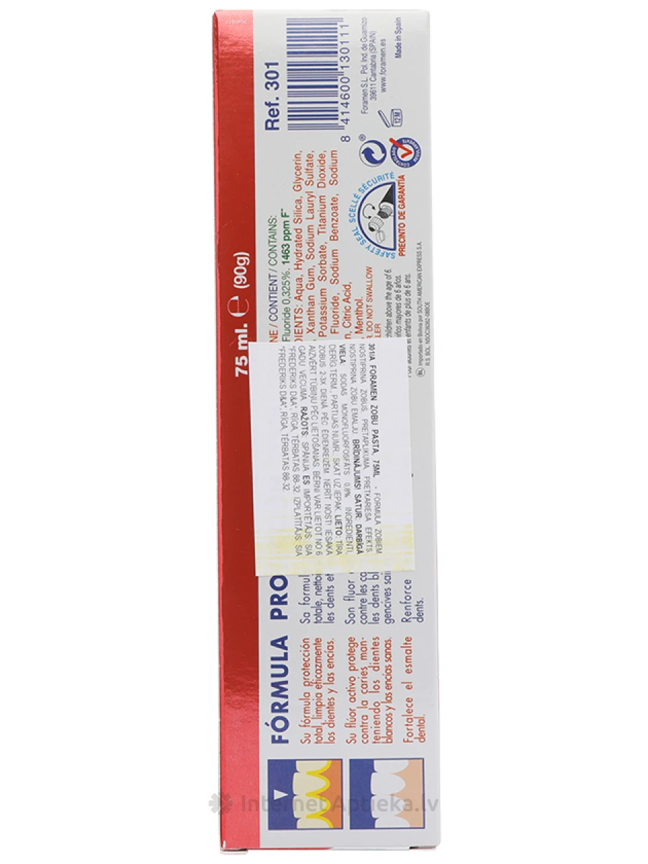 Foramen Dental Cream зубная паста, 75 мл | internetaptieka.lv