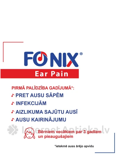 Fonix ear pain aerosols, 15 ml | internetaptieka.lv