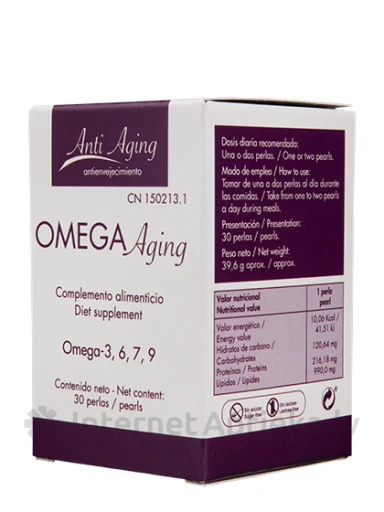 LaviGor Omega Aging oomega 3,6,7,9 rasvhapetega, 30 kapslit | internetaptieka.lv