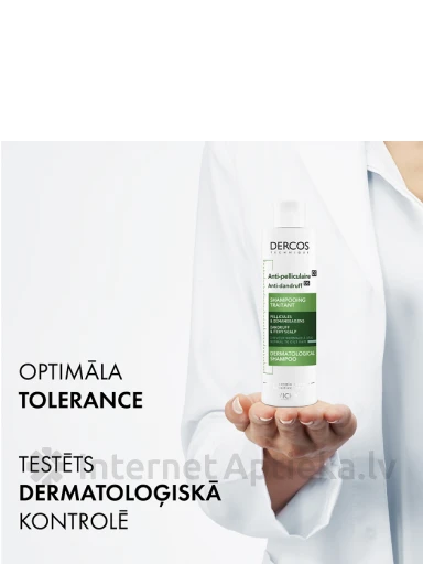 Vichy kõõmavastane šampoon normaalsetele, rasustele juustele, 200 ml | internetaptieka.lv
