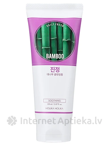 Holika Holika Daily Fresh Bamboo Очищающая пенка, 150 мл | internetaptieka.lv