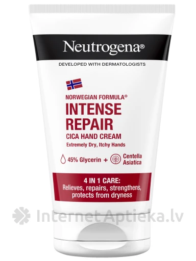 NEUTROGENA NWF Intense Repair CICA крем для рук, 50 мл | internetaptieka.lv