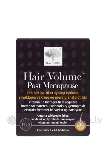NewNordic Hair Volume Post Menopause tabletes, 90 gb. | internetaptieka.lv