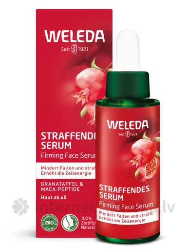 Weleda Pomegranate+Maca укрепляющая сыворотка, 30 мл | internetaptieka.lv