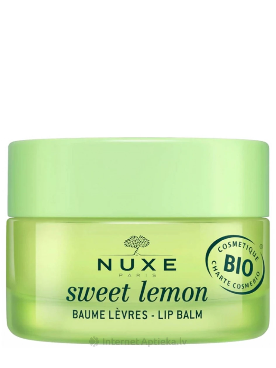 NUXE Sweet Lemon бальзам для губ с ароматом лимонного безе, 15 г | internetaptieka.lv