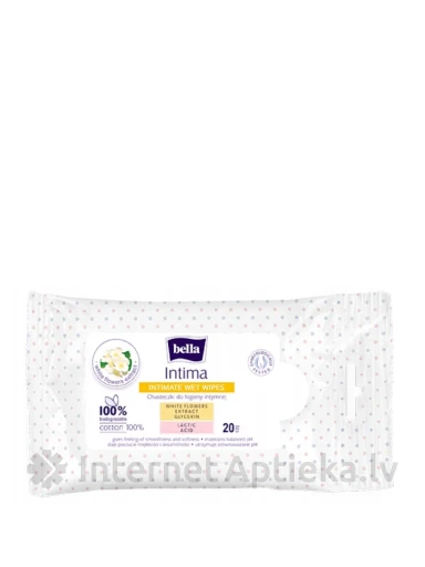 Bella mitrās salvetes intīmai higiēnai, 20 gb. | internetaptieka.lv