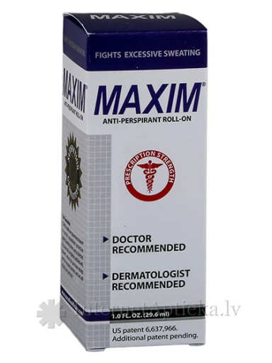 Maxim spēcīgs pretsviedru līdzeklis, 29.6 ml | internetaptieka.lv