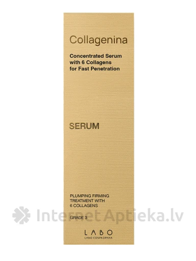 Collagenina serums ar 6 veidu kolagēniem Intensitāte 3, 30 ml | internetaptieka.lv