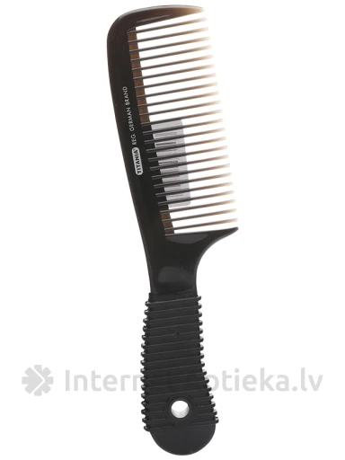 Matu ķemme ar gumijas rokturi, 20.5 cm | internetaptieka.lv