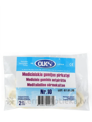 Olko резиновые напальчники, 10 шт. | internetaptieka.lv
