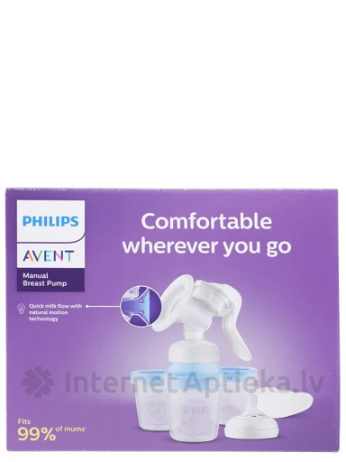 Philips Avent Lotus käsitsi rinnapiimapump tassidega, 1 tk. | internetaptieka.lv