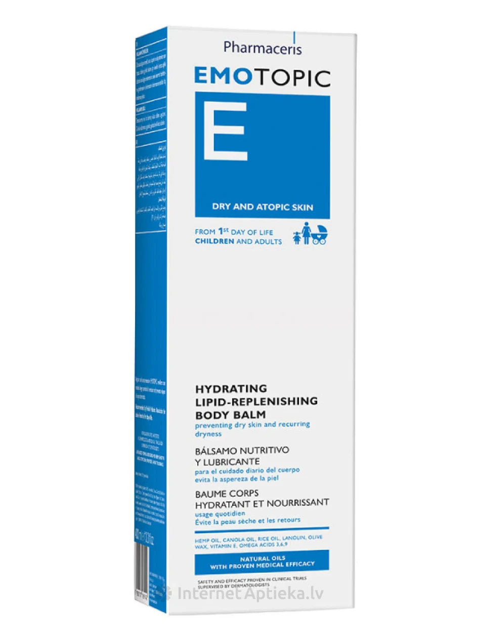Pharmaceris E-Emotopic, бальзам для тела для детей и взрослых, 190 мл | internetaptieka.lv