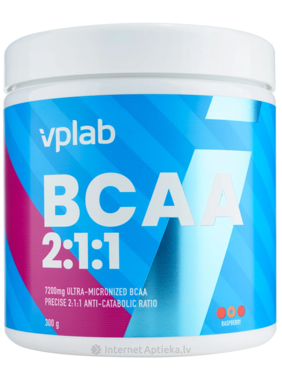VPLAB BCAA 2:1:1 Drink Raspberry, 300 g | internetaptieka.lv