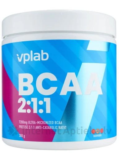 VPLAB BCAA 2:1:1 Drink Raspberry, 300 g | internetaptieka.lv