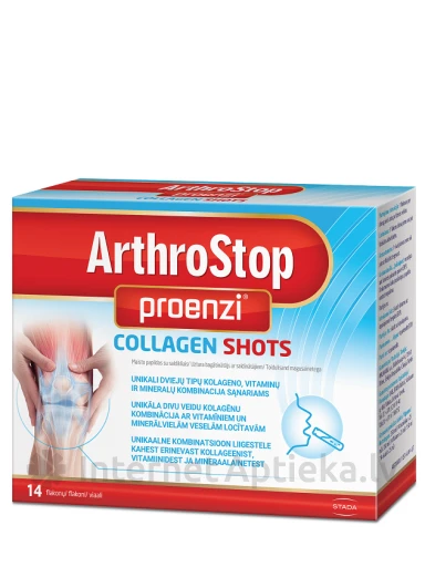 Walmark ArthroStop Proenzi Collagen shots, Kollageen, 14*25 ml | internetaptieka.lv