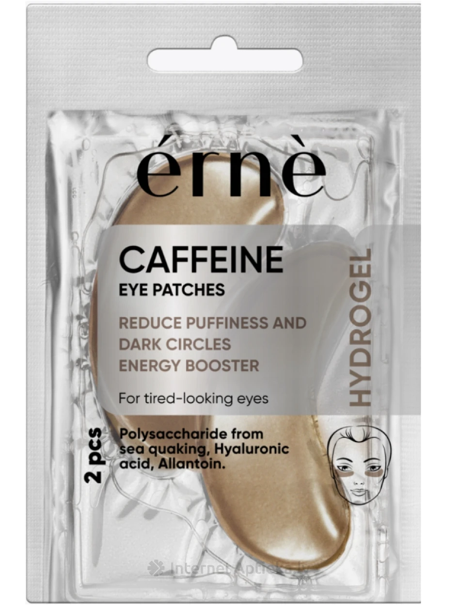Erne Гидрогелевые патчи для глаз с кофеином, 2 шт. | internetaptieka.lv