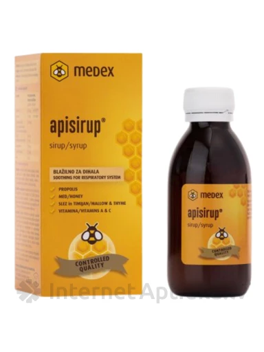 MEDEX Apisirup Сироп, 140 мл | internetaptieka.lv