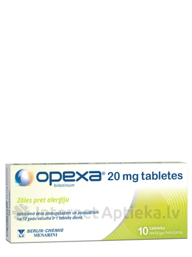 Opex 20 mg, 10 tabletti | internetaptieka.lv