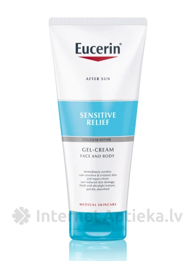 Eucerin After Sun Sensitive Relief крем-гель после загара, 200 мл | internetaptieka.lv