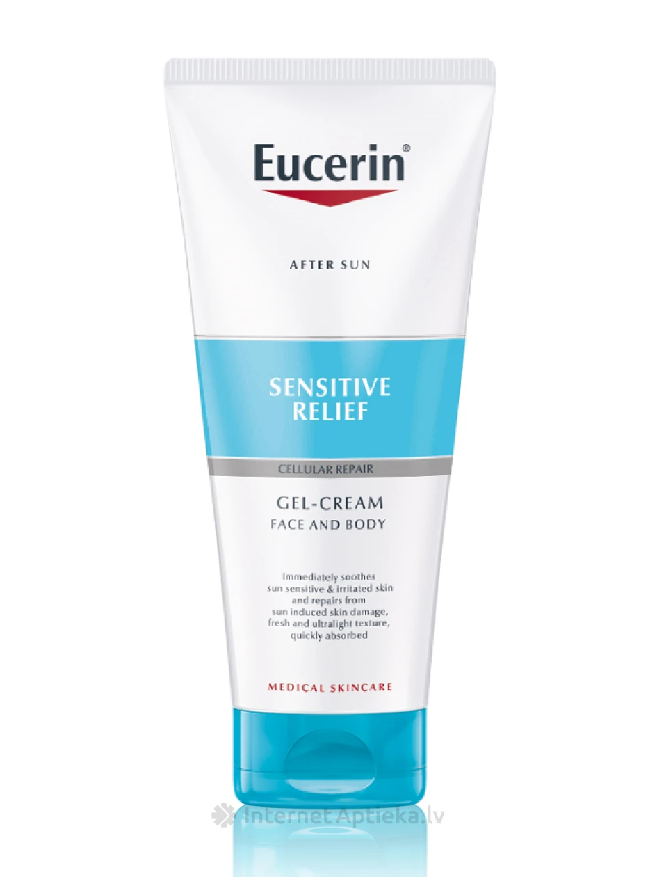 Eucerin After Sun Sensitive Relief крем-гель после загара, 200 мл | internetaptieka.lv