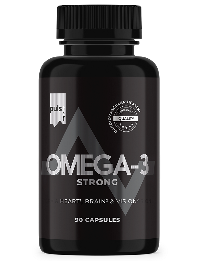 Puls Nutrition Omega-3 Strong Zivju eļļa