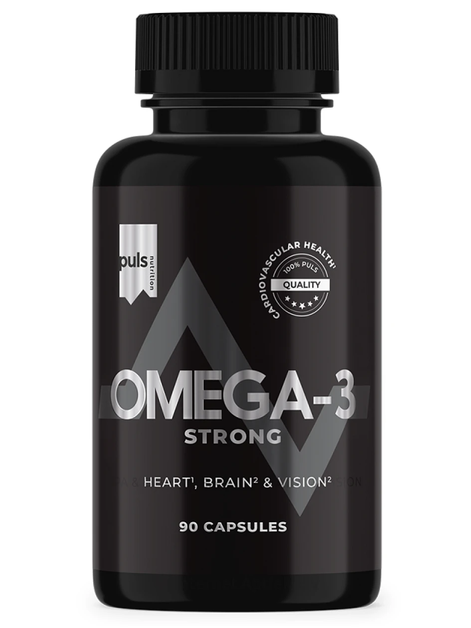 Puls Omega-3 Strong Kalaõli, 90 kapslit | internetaptieka.lv