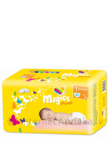 MAGICS Easysoft mähkmed Newborn 2-5kg (suurus 1), 42 tk. | internetaptieka.lv