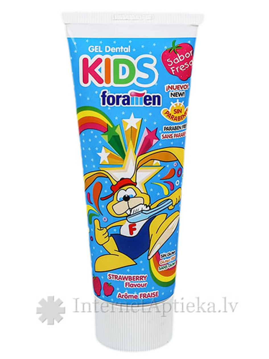 Foramen Kid зубной гель для детей, 75 мл | internetaptieka.lv