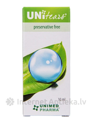 UNItears silmatilgad säilitusainevaba, 10 ml | internetaptieka.lv