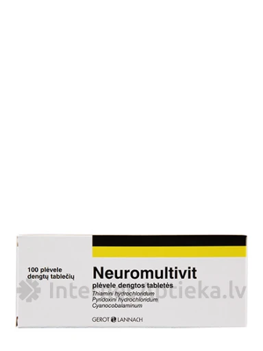 Neuromultivit, 100 tabletes | internetaptieka.lv
