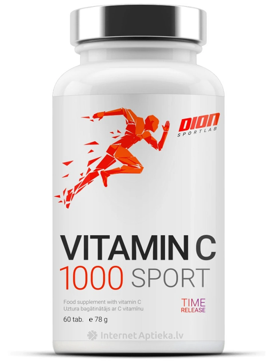 Dion Sportlab Vitamin-C 1000, 60 tabletes | internetaptieka.lv