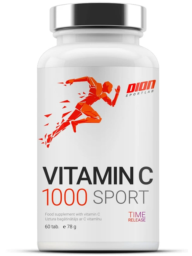 Dion Sportlab Vitamin-C 1000, 60 tabletes