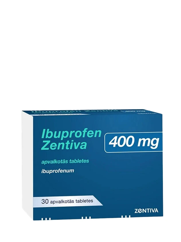 Ibuprofen JNX 400 mg apvalkotās tabletes
