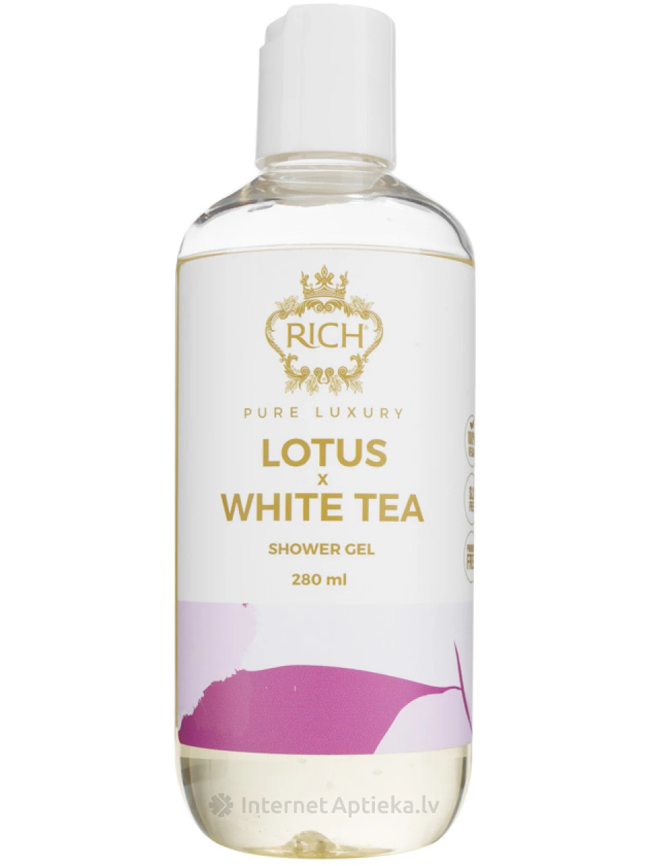 RICH Pure Luxury Увлажняющий гель для душа со свежим цветочным ароматом, 280 мл | internetaptieka.lv