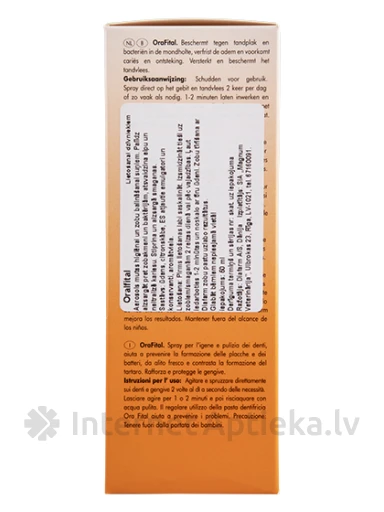 Diafarm OraFital aerosols mutes higiēnai un zobu balināšanai suņiem, 50 ml | internetaptieka.lv