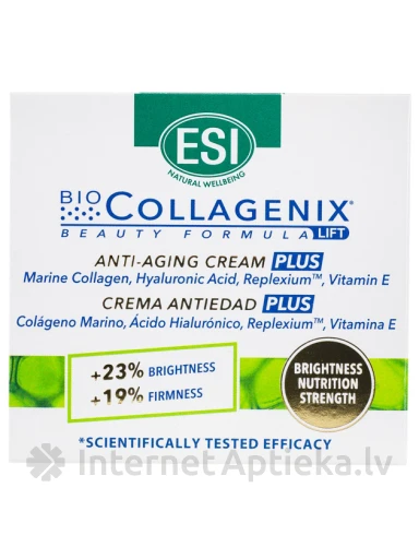 ESI Biocollagenix vananemisvastane PLUS kreem, 50 ml | internetaptieka.lv