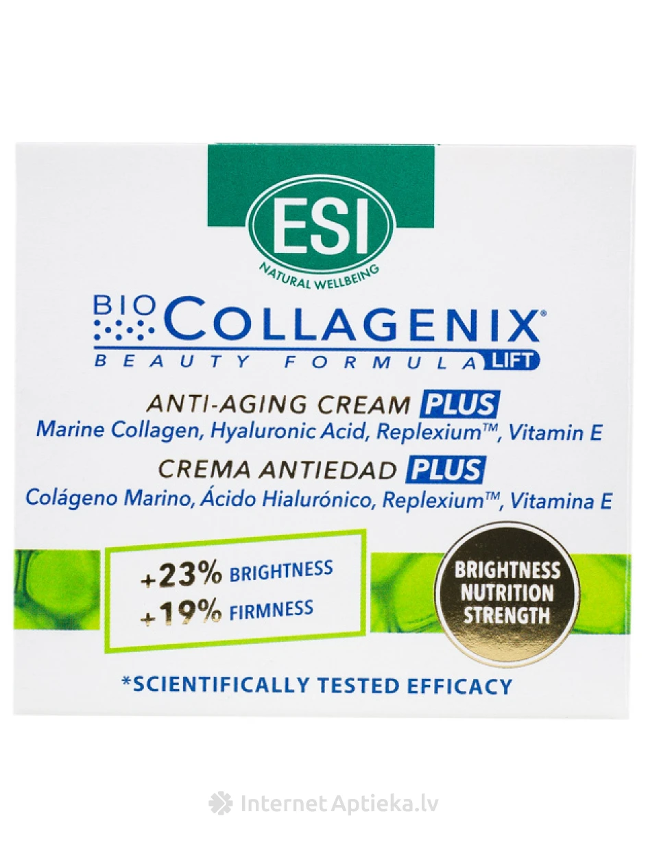 ESI Biocollagenix Крем против старения PLUS, 50мл | internetaptieka.lv