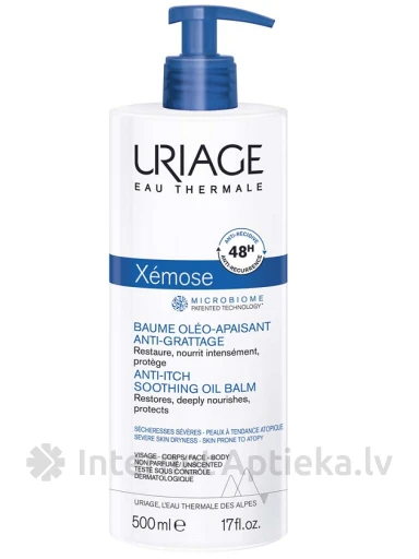 URIAGE Xemose C8+ nomierinošs eļļas balzams pret niezi, 500 ml | internetaptieka.lv