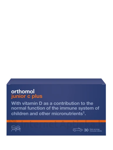 Orthomol Junior C Plus Meža oga, 30 košļājamās tabletes | internetaptieka.lv