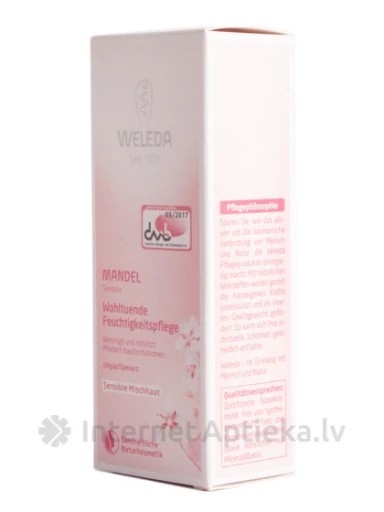 Weleda Mandeļu nomierinošs,viegls sejas losjons, 30 ml | internetaptieka.lv