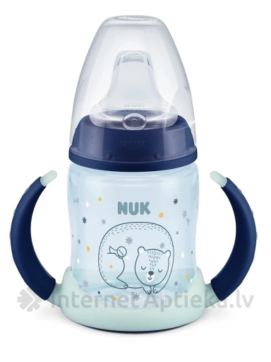 Nuk Learning pudel helendab pimedas koos silikoonlutiga, 150 ml | internetaptieka.lv