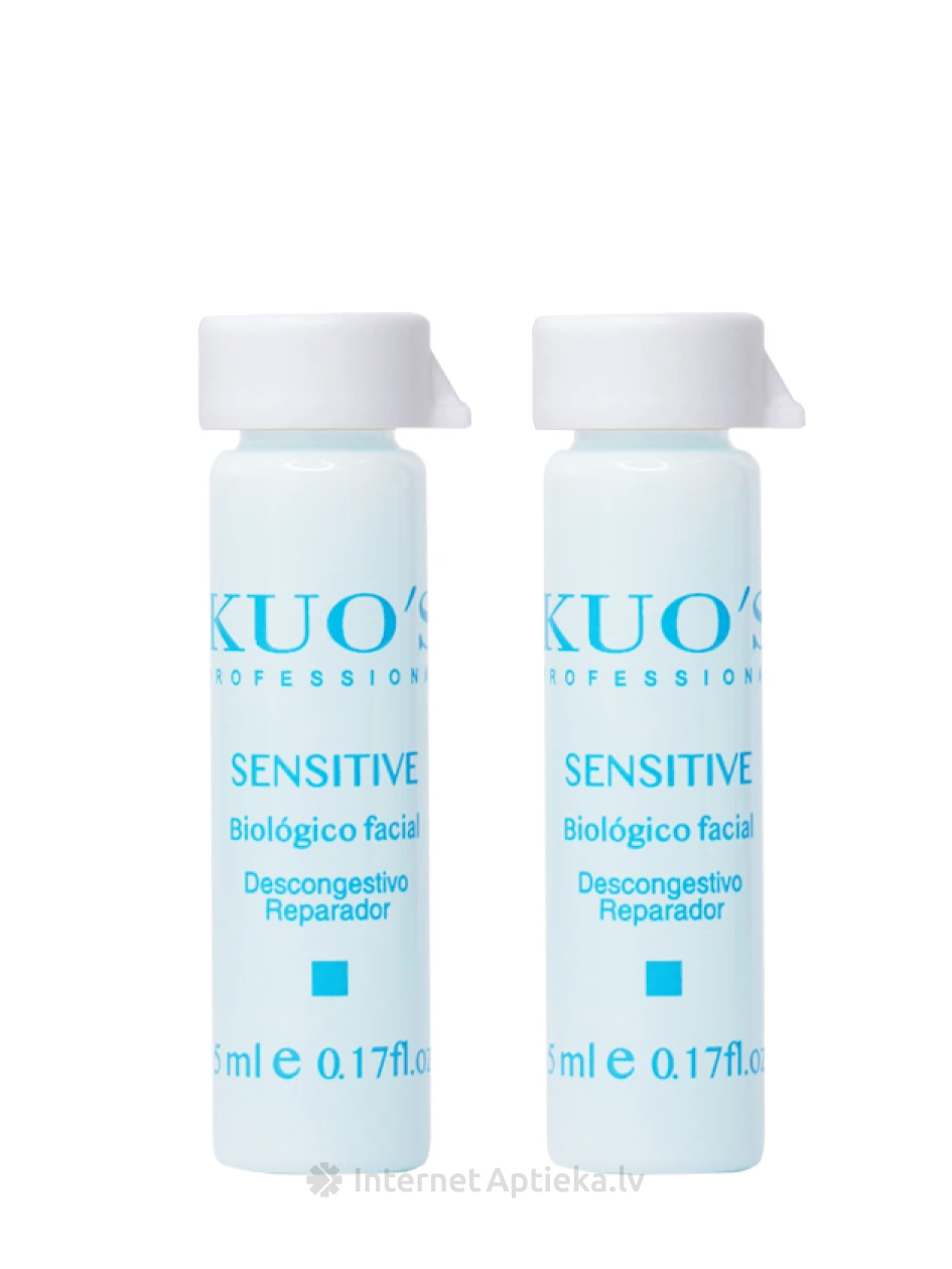 KUO'S SENSITIVE Bioloogiline näokontsentraat, 6*5 ml | internetaptieka.lv